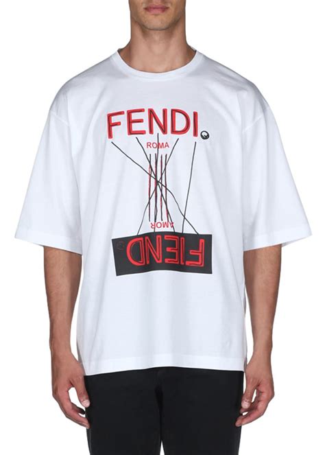 fendi men's polo shirts|fendi fiend t shirt.